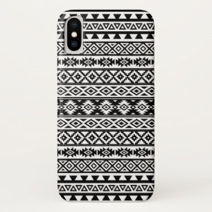 Etui iPhone Case-Mate Noir et blanc de motif stylisés par Aztèque