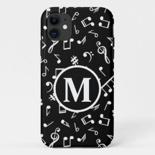 Case-Mate iPhone Case Noir et blanc Monogram Music Note
