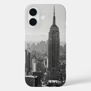 Coques iPhone 16 Noir et blanc New York City