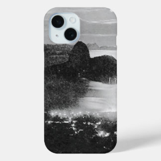 Coque Pour iPhone 15 Noir et blanc - Rio - Brasil