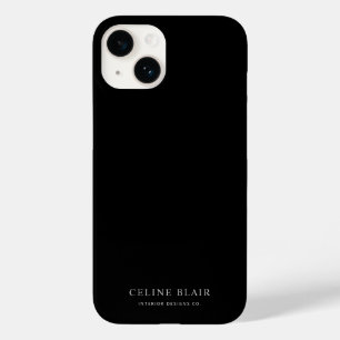 Coque Case-Mate iPhone Noir moderne