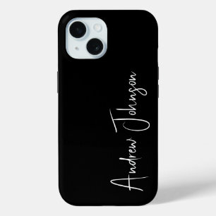 Coque Case-Mate iPhone Noir monogramme