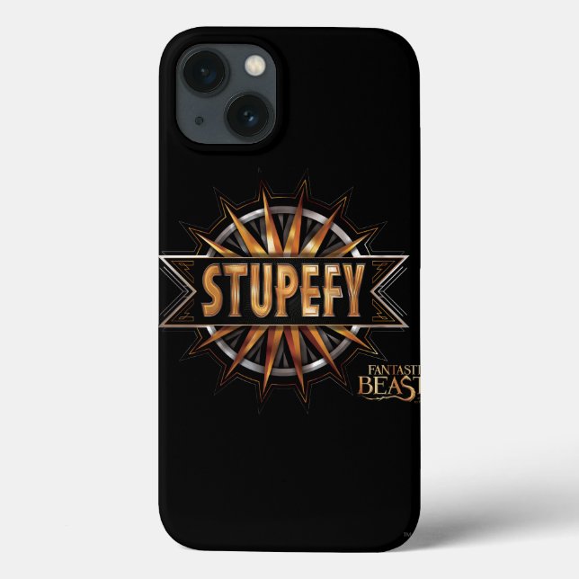 Coques Case-Mate iPhone Noir & Or Stupefy Spell Graphisme (Verso)