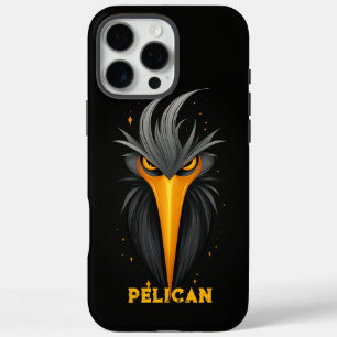 Coque iPhone 16 Pro Max Noir pélican en colère
