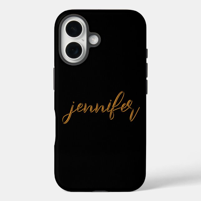 Coques Case-Mate iPhone Noir personnalisable (Verso)
