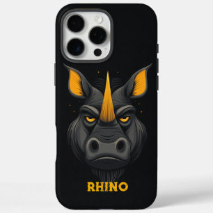 Coque iPhone 16 Pro Max Noir Rhino en colère