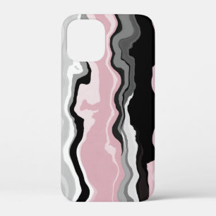 Case-Mate iPhone Case noir rose et blanc abstrait