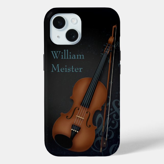 Coques Case-Mate iPhone Noir violoniste de Haute Bohème (Verso)