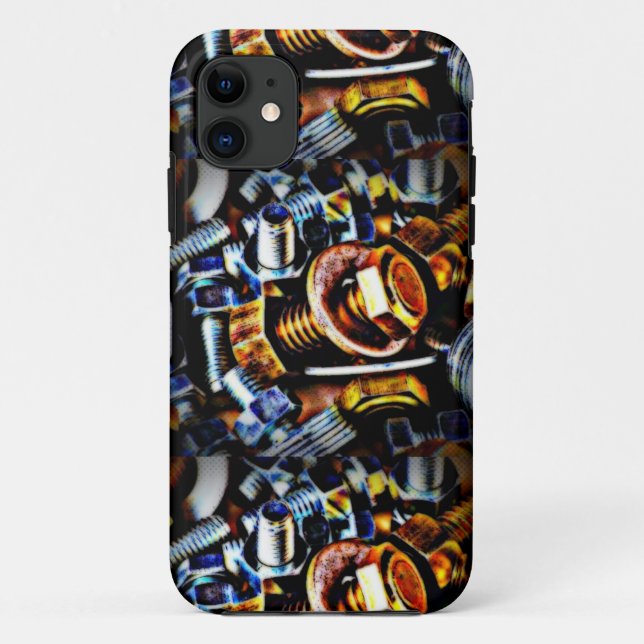 Coques Case-Mate iPhone Noix et boulons Pop Art (Dos)