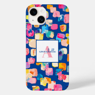 Coque Case-Mate iPhone Nom Abstrait clair monogramme