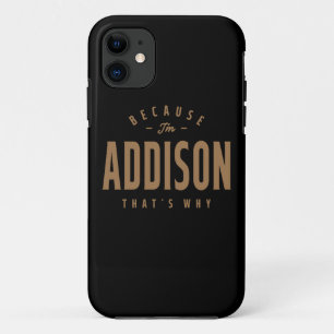 Case-Mate iPhone Case Nom Addison Nom Anniversaire Personnalisé Nom Addi
