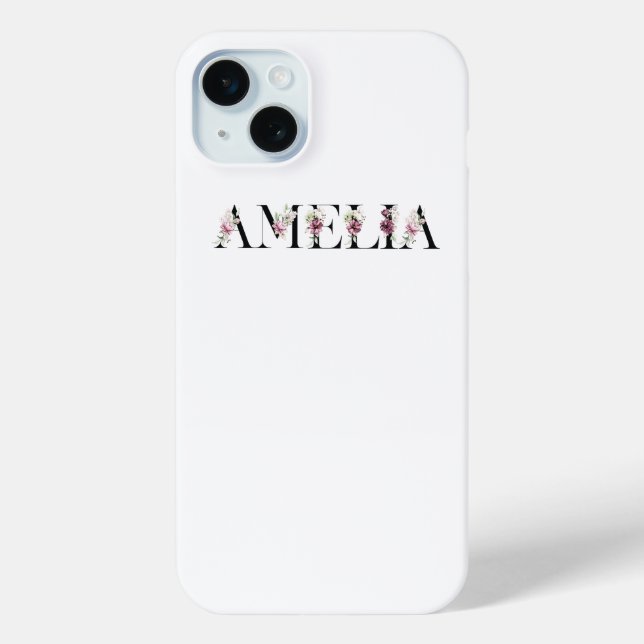 Coques Case-Mate iPhone Nom Amelia (Verso)