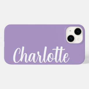 Coque Case-Mate iPhone Nom customisé Monogramme minimal moderne élégant