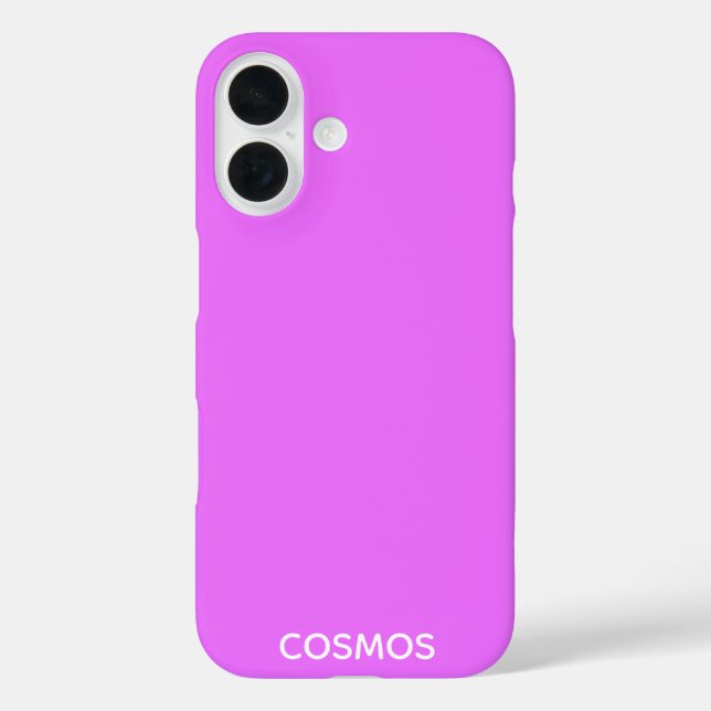 Coques Case-Mate iPhone Nom de couleur pourpre cosmos (Verso)