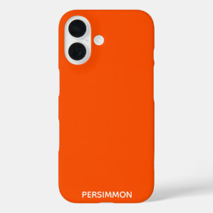 Coque Pour iPhone 16 Nom de couleur rouge kaki