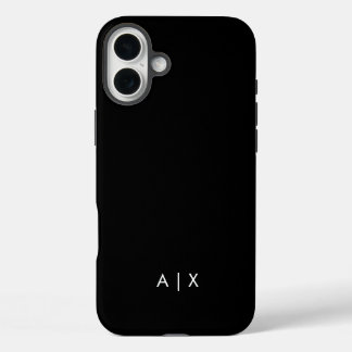 Coque Pour iPhone 16 Plus Nom de couple simple monogrammé