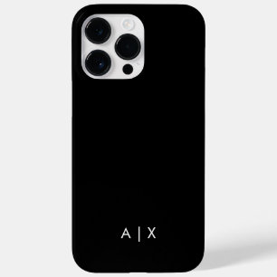 Coque Case-Mate iPhone Nom de couple simple monogrammé