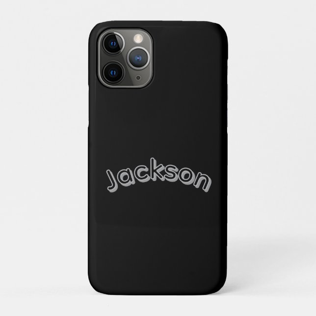 Coques Case-Mate iPhone Nom de garçon Jackson, (Dos)