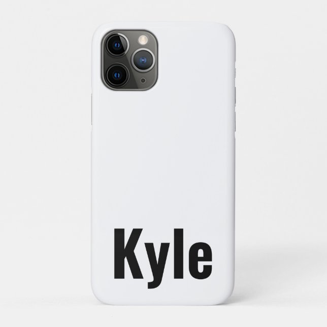 Coques Case-Mate iPhone Nom de Kyle Mens, (Dos)
