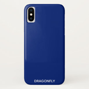 Case-Mate iPhone Case Nom de la couleur bleue de la libellule