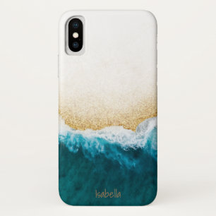Case-Mate iPhone Case Nom de la Parties scintillant de sable de la vague
