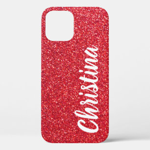 Case-Mate iPhone Case Nom de la Parties scintillant rouge fille Personna