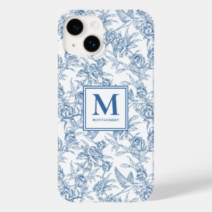 Coque Case-Mate iPhone Nom de la toile française bleue