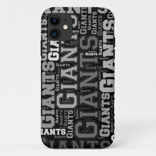Coque iPhone 11 Nom de l'équipe Giants Collage