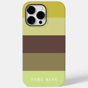 Coque Case-Mate iPhone Nom de monogramme personnalisable avec ColorBlocks