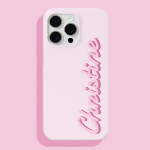 Coque Case-Mate iPhone Nom de script moderne simple Monogramme