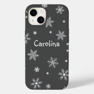 Coque Case-Mate iPhone nom des flocons blancs