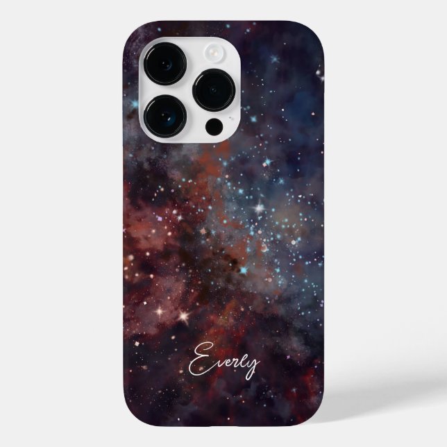 Coques Case-Mate iPhone nom des galaxies nocturnes (Verso)