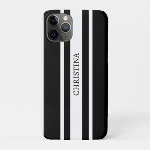 Case-Mate iPhone Case Nom Design Noir, Nom Personnalisé Noir