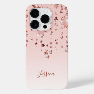 Coque Case-Mate iPhone Nom d'étoile d'or rose