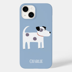 Coque Case-Mate iPhone Nom du chien bleu