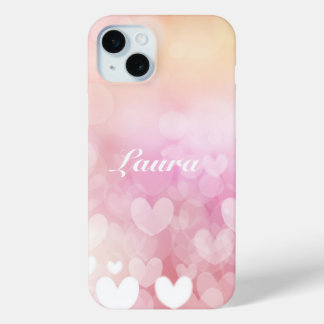 Coque Case-Mate iPhone Nom du coeur rose