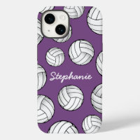 Nom du joueur personnalisé Volleyball violet
