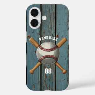 Coque Pour iPhone 16 Nom et numéro de baseball personnalisé tendance Bo