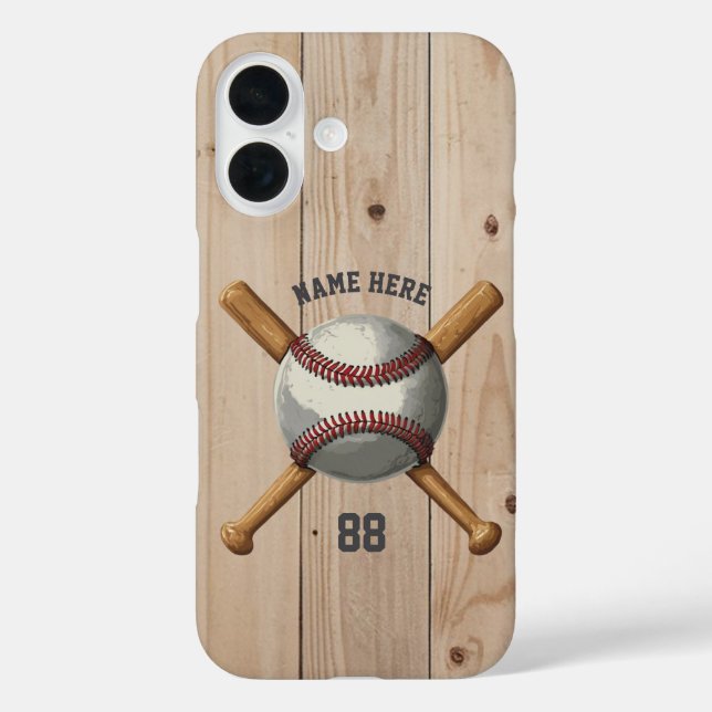 Coques Case-Mate iPhone Nom et numéro de baseball personnalisé tendance Bo (Verso)