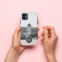 Nom et photo personnalisés minimalistes Pastel Pin