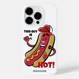 Coque Case-Mate iPhone Nom et texte personnalisés Hot Dog