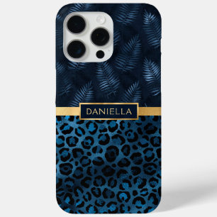 Coque Case-Mate iPhone Nom floral tropical de paillettes d'impression léo
