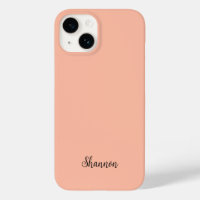 Nom minimaliste de teinte douce couleur tendance