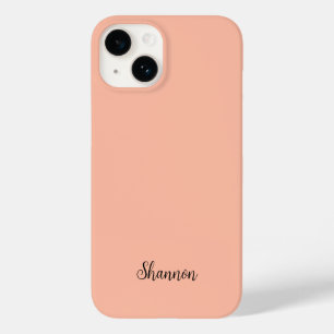 Coque Case-Mate iPhone Nom minimaliste de teinte douce couleur tendance