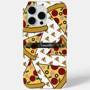 Coque Case-Mate iPhone Nom moderne personnalisé Slice Pizza Rose