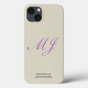 Case-Mate iPhone Case Nom Monogram Plain Moderne Minimaliste