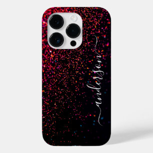 Coque Case-Mate iPhone Nom monogrammé pailleté élégant