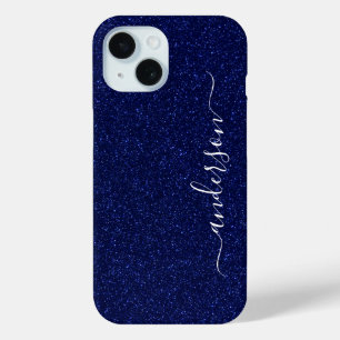 Coque Case-Mate iPhone Nom monogrammé pailleté élégant