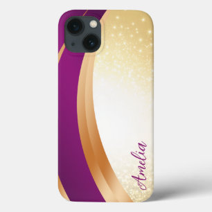 Case-Mate iPhone Case Nom monogrammé pailleté élégant