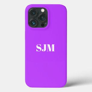 Case-Mate iPhone Case Nom monogramme personnalisé minimaliste orchidée v